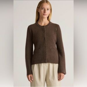 Quince Mongolian Cashmere Structured Sweater NWT